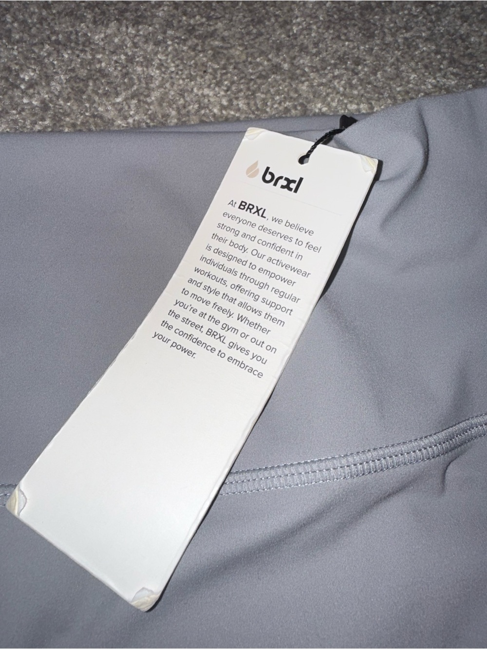 NWT- BRXL Women’s Gray High Rise Flare Leggings with Pockets | Size: 3XL - Picture 9 of 10